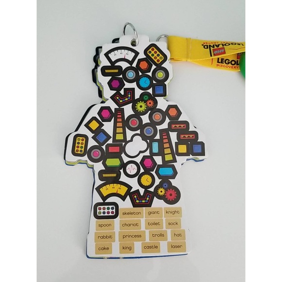 Legoland Discovery Center Activity Pack with Lanyard - Picture 2 of 4